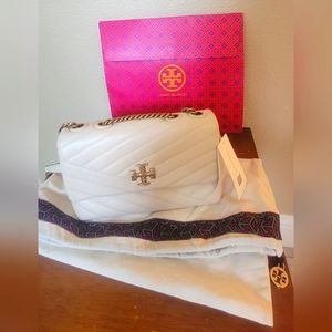 KIRA CHEVRON CONVERTIBLE SHOULDER BAG